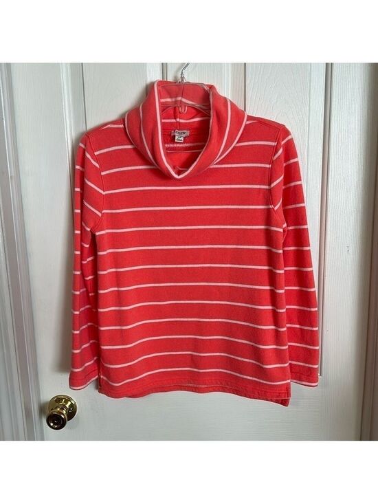 J. Crew Tops - J. Crew cowl neck pullover top, striped. Size XS. Good condition. Long sleeves.